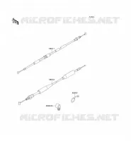 CABLE pour Kawasaki KX125