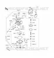 CARBURATEUR pour Kawasaki KX125