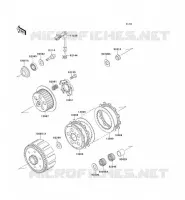 EMBRAYAGE pour Kawasaki KX125
