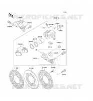 &Eacute;TRIER ARRI&Egrave;RE pour Kawasaki KX125