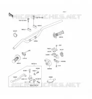 GUIDON pour Kawasaki KX125