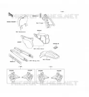 LABEL pour Kawasaki KX125