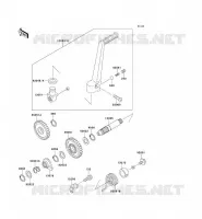 MECANISME DE KICK pour Kawasaki KX125