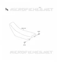 SELLE pour Kawasaki KX125