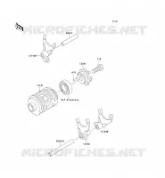 BARILLET/FOURCHETTE pour Kawasaki KX125