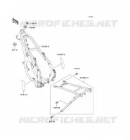 CH&Acirc;SSIS pour Kawasaki KX125