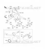 &Eacute;CHAPPEMENT pour Kawasaki KX125