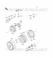 EMBRAYAGE pour Kawasaki KX125
