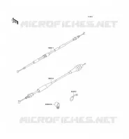 CABLE pour Kawasaki KX125