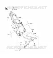 CH&Acirc;SSIS pour Kawasaki KX125