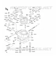 CULASSE/CYLINDRE pour Kawasaki KX125