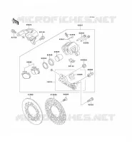 &Eacute;TRIER ARRI&Egrave;RE pour Kawasaki KX125