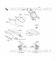 LABEL pour Kawasaki KX125
