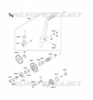 MECANISME DE KICK pour Kawasaki KX125
