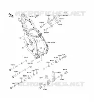 PIECE DE CADRE pour Kawasaki KX125