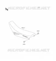SELLE pour Kawasaki KX125