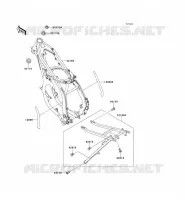 CH&Acirc;SSIS pour Kawasaki KX125
