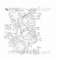 COUVERCLES MOTEUR pour Kawasaki KX125