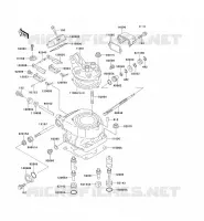 CULASSE/CYLINDRE pour Kawasaki KX125