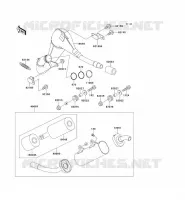 &Eacute;CHAPPEMENT pour Kawasaki KX125