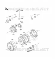 EMBRAYAGE pour Kawasaki KX125