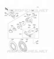 &Eacute;TRIER ARRI&Egrave;RE pour Kawasaki KX125