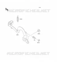 PEDALE DE FREIN pour Kawasaki KX125