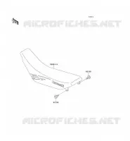 SELLE pour Kawasaki KX125