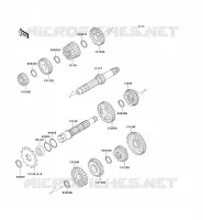 TRANSMISSION pour Kawasaki KX125