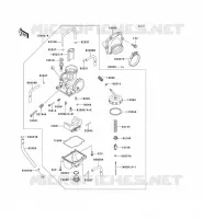 CARBURATEUR pour Kawasaki KX125