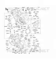 CARTER MOTEUR(S) pour Kawasaki KX125
