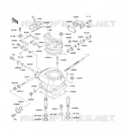 CULASSE/CYLINDRE pour Kawasaki KX125