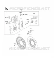 FREIN AVANT pour Kawasaki KX125