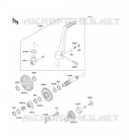 MECANISME DE KICK pour Kawasaki KX125