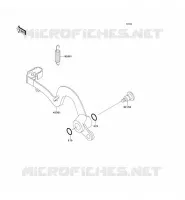 PEDALE DE FREIN pour Kawasaki KX125