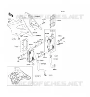 RADIATEUR pour Kawasaki KX125