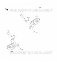 REPOSE PIED pour Kawasaki KX125