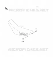 SELLE pour Kawasaki KX125
