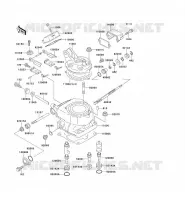 CULASSE/CYLINDRE pour Kawasaki KX125