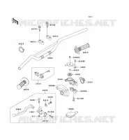 GUIDON pour Kawasaki KX125