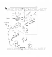 MAITRE CYLINDRE AV pour Kawasaki KX125