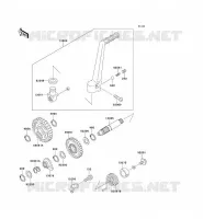 MECANISME DE KICK pour Kawasaki KX125
