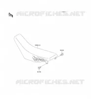 SELLE pour Kawasaki KX125