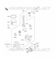VILEBREQUIN/PISTON pour Kawasaki KX125