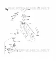 RESERVOIR CARBURANT pour Kawasaki KX125
