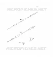CABLES pour Kawasaki KX125