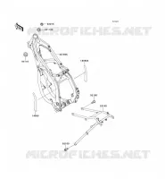 CH&Acirc;SSIS pour Kawasaki KX125