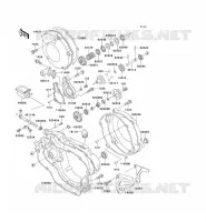 COUVERCLES MOTEUR pour Kawasaki KX125