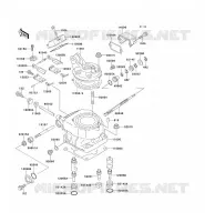 CULASSE/CYLINDRE pour Kawasaki KX125