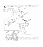 FREIN ARRIERE pour Kawasaki KX125